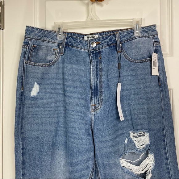 Vigoss Billie 90’s High Rise Distressed Ripped Denim Jeans size31 - Picture 3 of 17